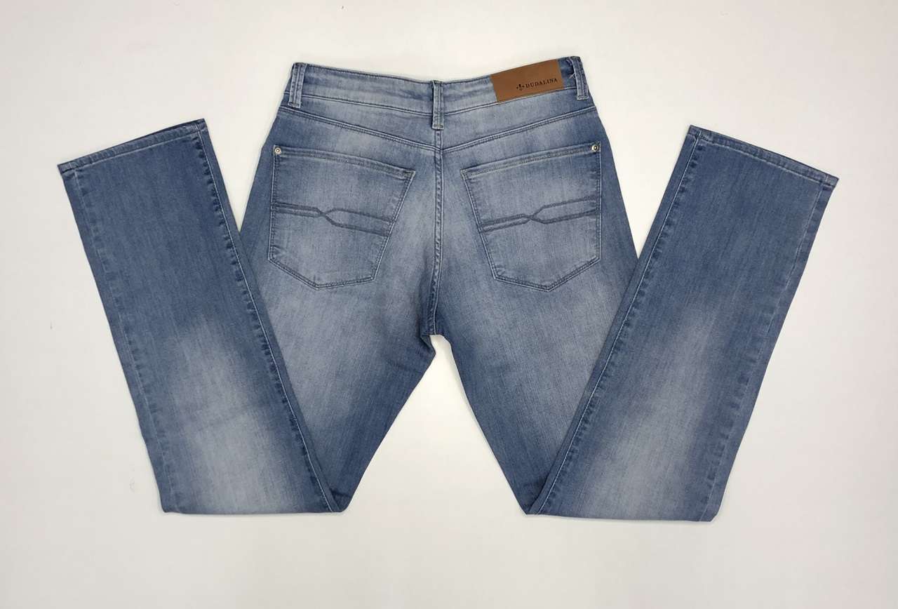 calça jeans dudalina