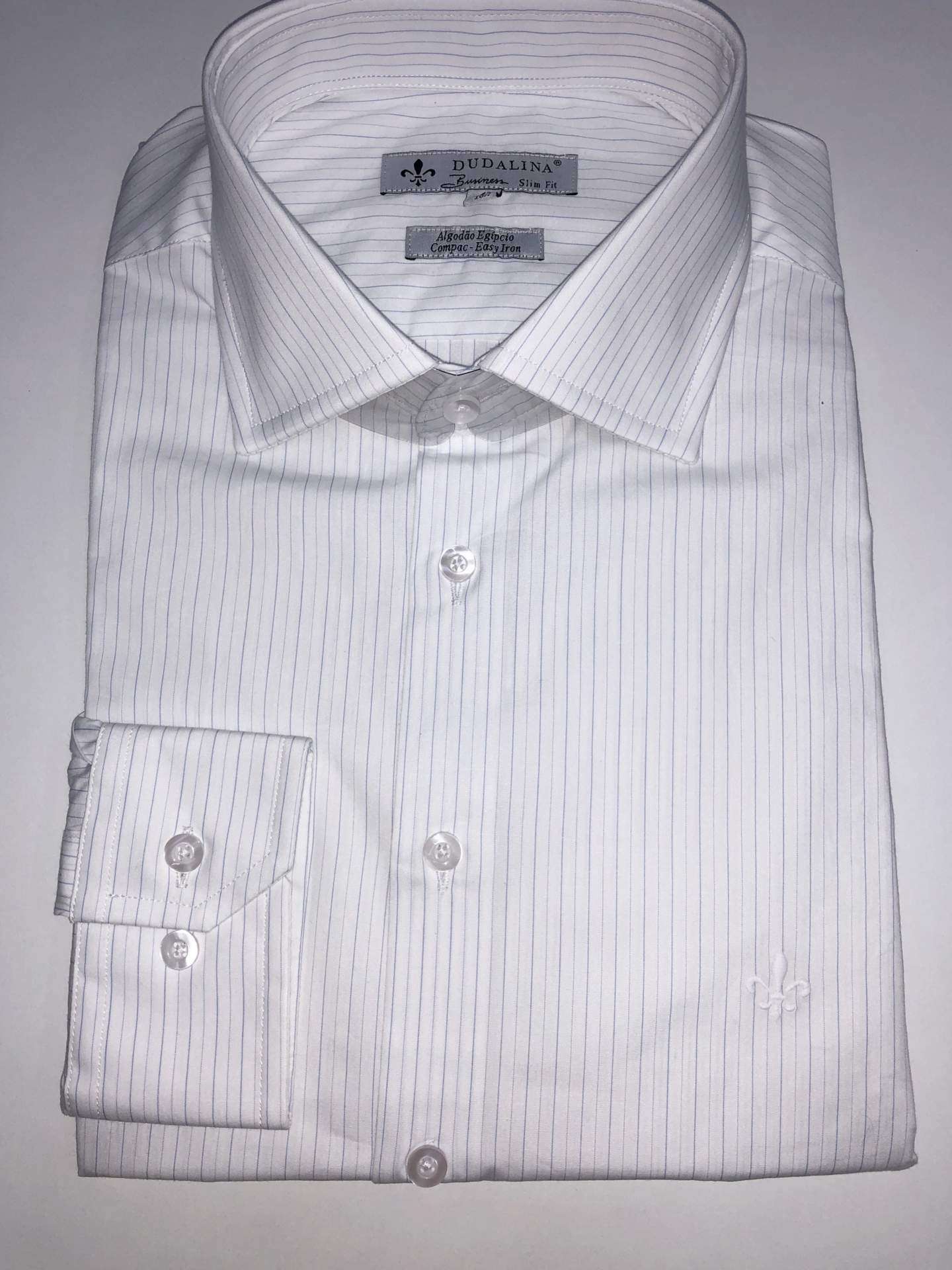 camisa social slim fit dudalina