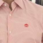 viaandrea camisa via andrea mc fio 100 micro xadrez 1