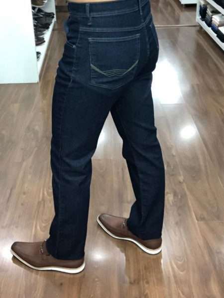 viaandrea calca jeans pierre cardin com elastano tradicional