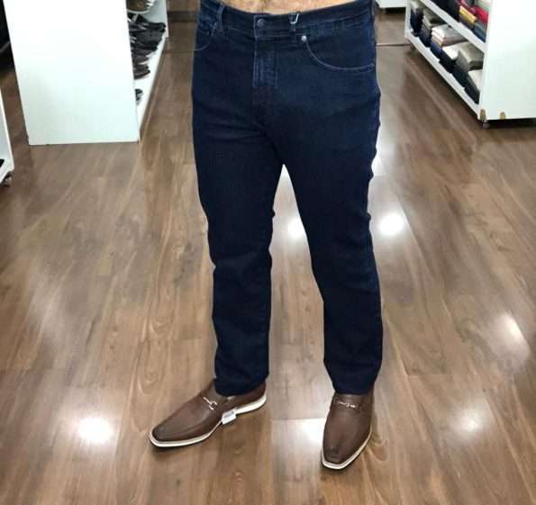 viaandrea calca jeans pierre cardin com elastano tradicional 5